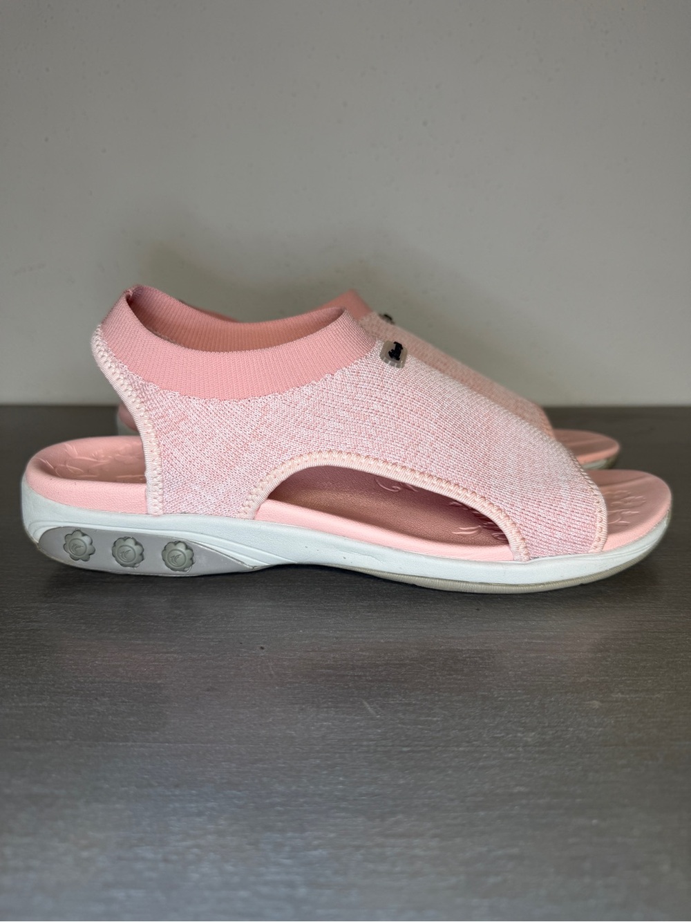 Therafit Women's Pink Fabric Slingback Comfort Sandals Size 11.5-12 EU 42 - Picture 2 of 9